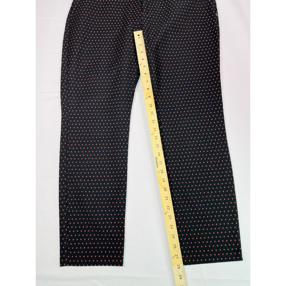 Scotch & Soda Magical Altitudes Star Jacquard Pant Size XL Black Red EUC - Picture 4 of 9